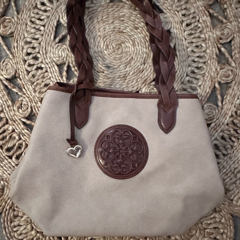 NWOT Brighton Ferrara Collection Cirrus Soft Canvas Shoulder Bag